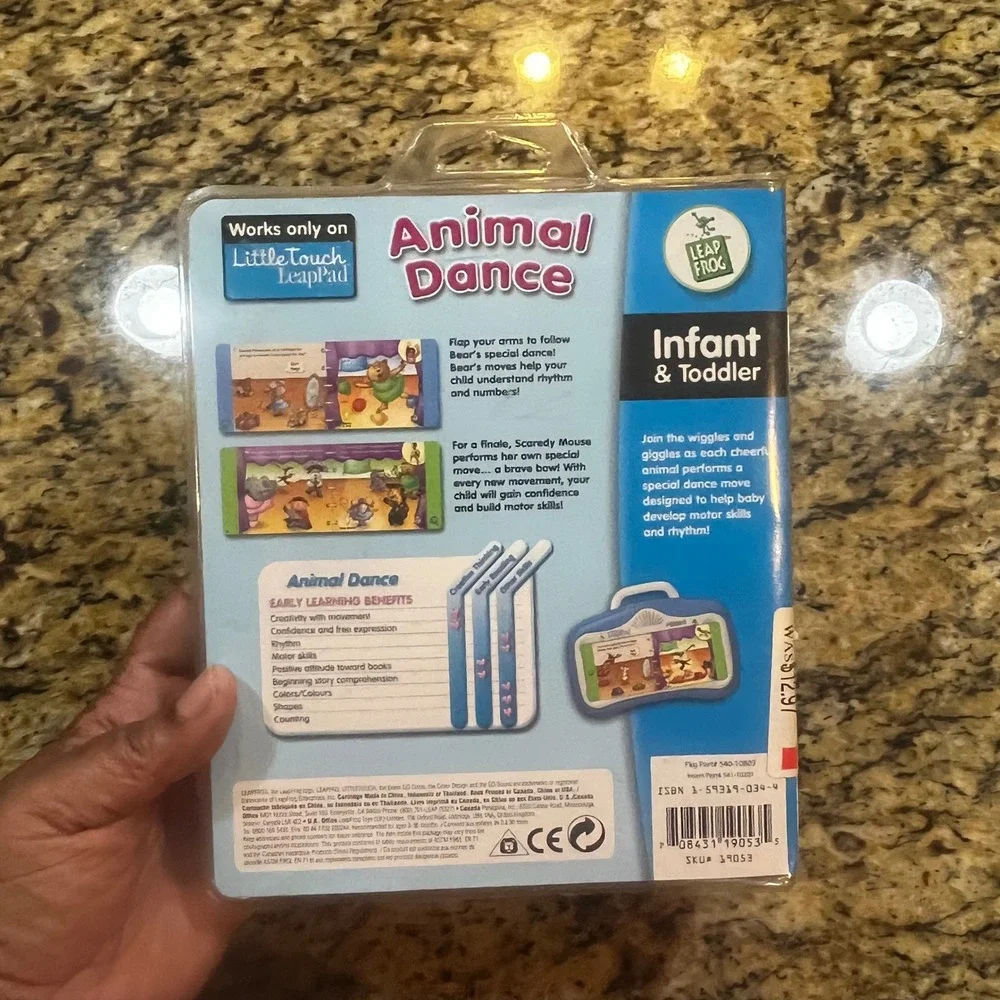 LeapFrog LittleTouch LeapPad Books Lot Animal Dance Let's Get Busy One Bear 3pc‎
